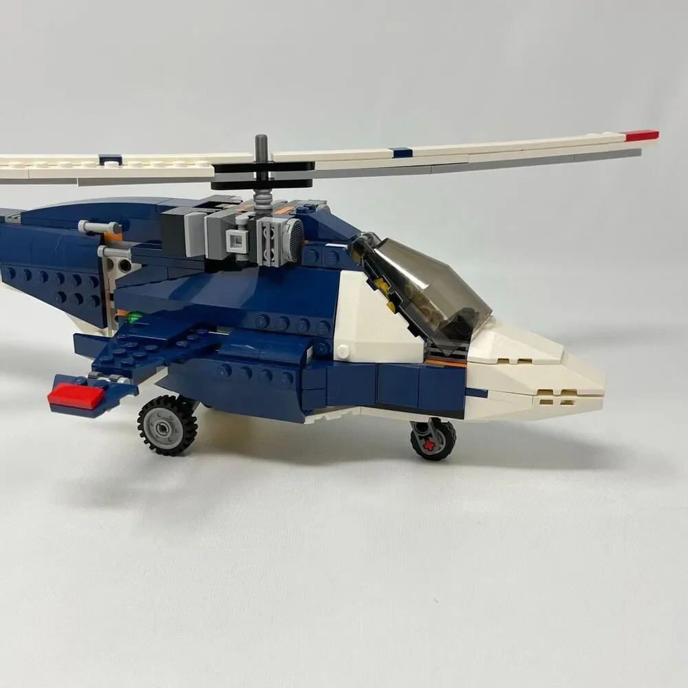 LEGO Creator Set Blue Power Jet Built As Helicopter 31039 3-in-1 Incomplete